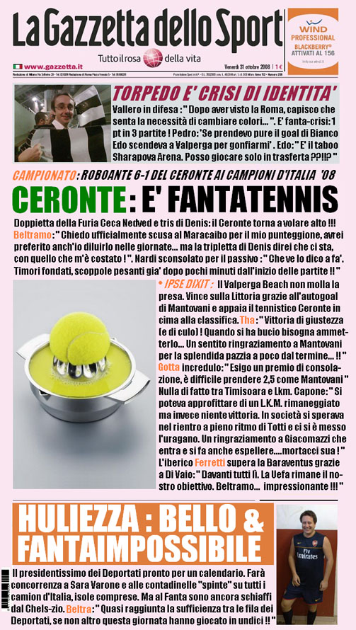 VIII giornata
